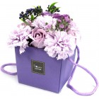 Soap Flower Bouquet - Lavender Rose & Carnation Soap Flower Bouquet - Lavender Rose & Carnation